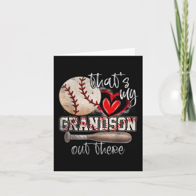 Det är min morson där ute Baseball Kort (Framsida)