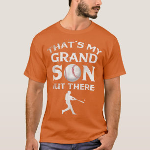 Det är min morson där ute Baseball Pappa Tee Mi