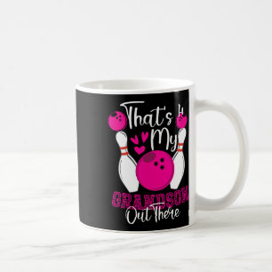 Det är min morson där ute Bowling Grandma Mothe Kaffemugg