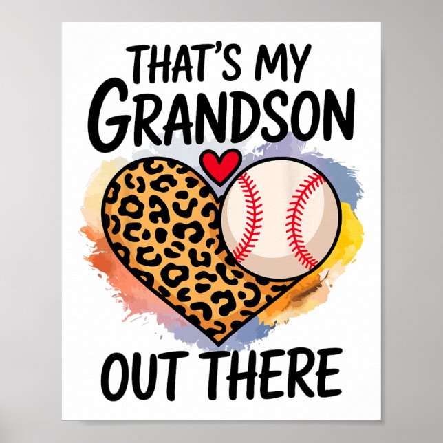 Det är min morson där ute Bysebyll Grandma Moth Poster (Framsidan)