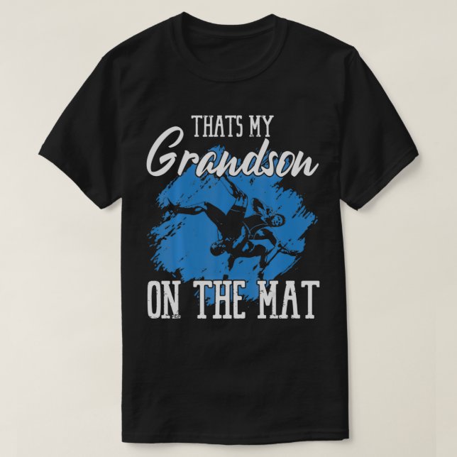 Det är min morson på Mat Professionell Wrestle T Shirt (Design framsida)