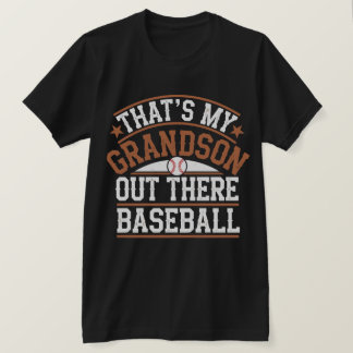 Det är min morson ut Baseball Grandma Mor D T Shirt