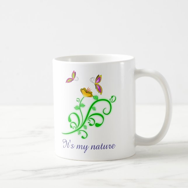 "Det är min natur" mugg (Höger)