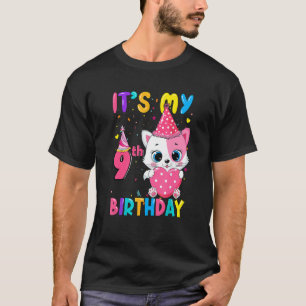 Det är min nionde födelsedag, 9-årsjubilj t shirt