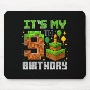 Det är min nionde födelsedagsgamer Pixel Boy Musmatta