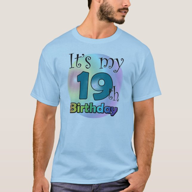 Det är min nittonde födelsedag tee (Framsida)