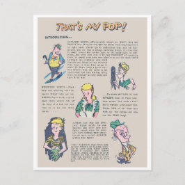 Det är min pappa vykort