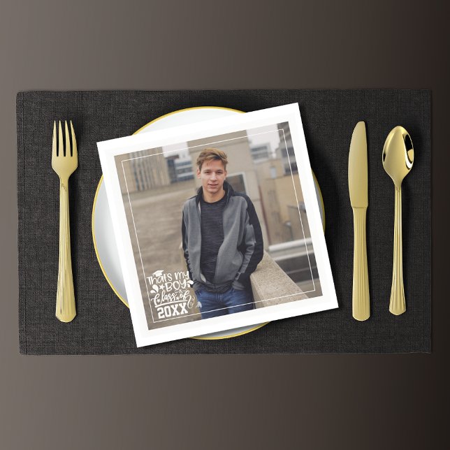 Det är min pojkklass på 20XX Photo Studenten Pappersservett (Skapare uppladdad)