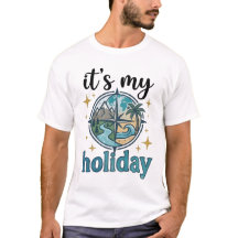 Det är min retro-resa för semester T-shirt