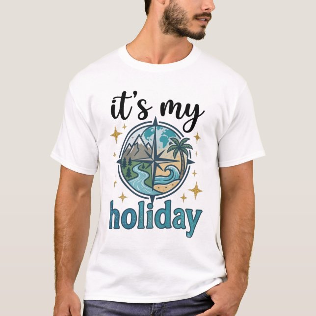 Det är min retro-resa för semester T-shirt (Framsida)