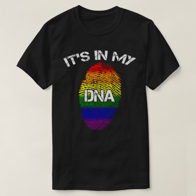 Det är min roliga DNA identifierar med T Shirt (Design framsida)