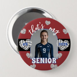 Det är min Senior Volleyball Player-knapp Knapp