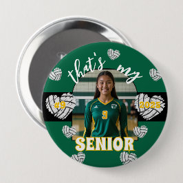 Det är min Senior Volleyball Player-knapp Knapp