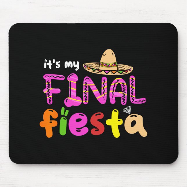 Det är min sista fiesta Mexiko möhippa Mex Musmatta (Framsidan)