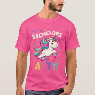Det är min Sjungande fest Brudgum Rolig Enhörning T Shirt