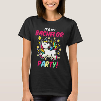 Det är min Sjungande Möhippa Enhörning Bröllopsfes T Shirt