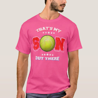 Det är min son där ute Stolt förälder tennis T Shirt