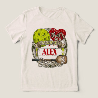 Det är min sonson där ute Paddleball Pickleball T Shirt