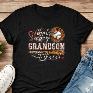 Det är min sonson därute Basebollfarmor T Shirt