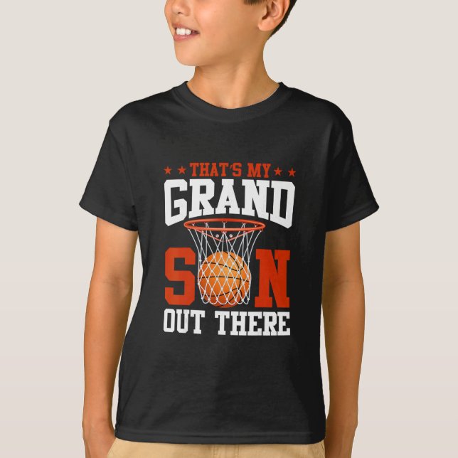 Det är min sonson därute sketll Mormor Farfar T Shirt (Framsida)
