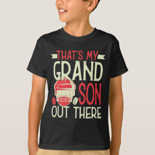 Det är min sonson därute som spelar hockey för mor t shirt