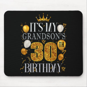Det är min sonsons 30-årsdag Grattis på födelsedag Musmatta