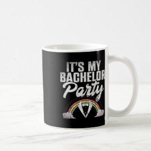 Det är min Svärmannafest Regnbågsbrudgumme Rolig S Kaffemugg