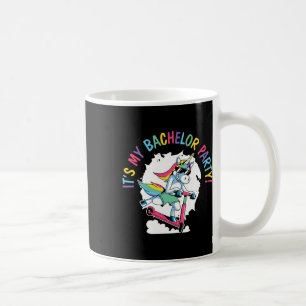 Det är min svensexa enhörning brudgum bröllop kaffemugg