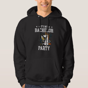 Det är min svensexa för brudgummen busiga män hoodie
