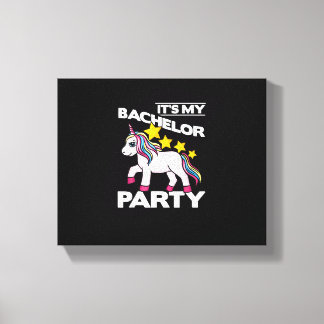 Det är min svensexa för brudgummen rolig och busig canvastryck