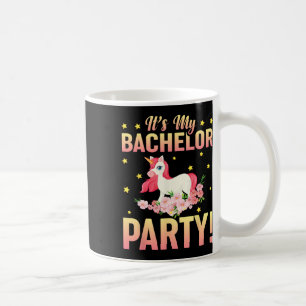 Det är min sventrupiga fest Bröllop Brudgummen Rol Kaffemugg