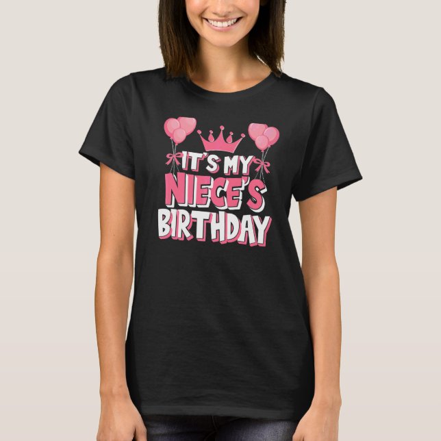 Det är min systers födelsedag. t shirt (Framsida)