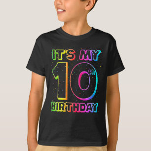 Det är min tionde födelsedag 10 år t shirt