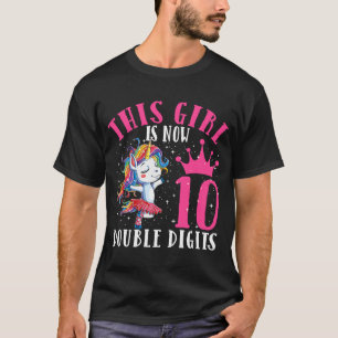 Det är min tionde födelsedag som den här tjejen är t shirt