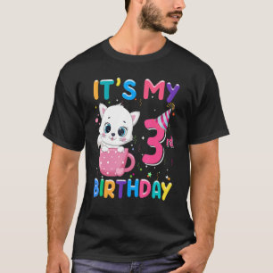 Det är min tredje födelsedag, 3 år gammal t shirt