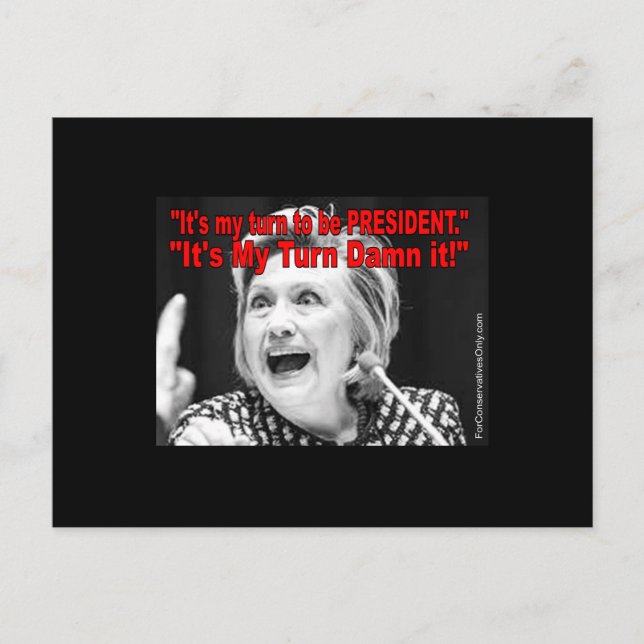 Det är min tur! vykort (Framsida)