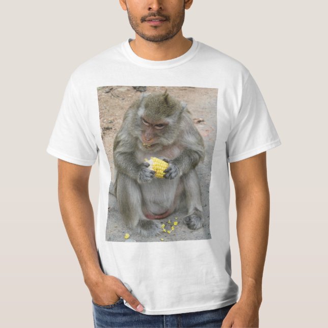 Det är min! .. Vild Thai Macaque Monkey T Shirt (Framsida)