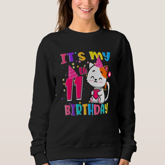 Det är mina 11:e födelsedagsgåvor, 11-åriga flicka t shirt (Framsida)