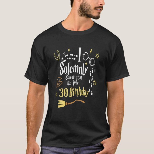 Det är mina 30 på födelsedagen. t shirt (Framsida)