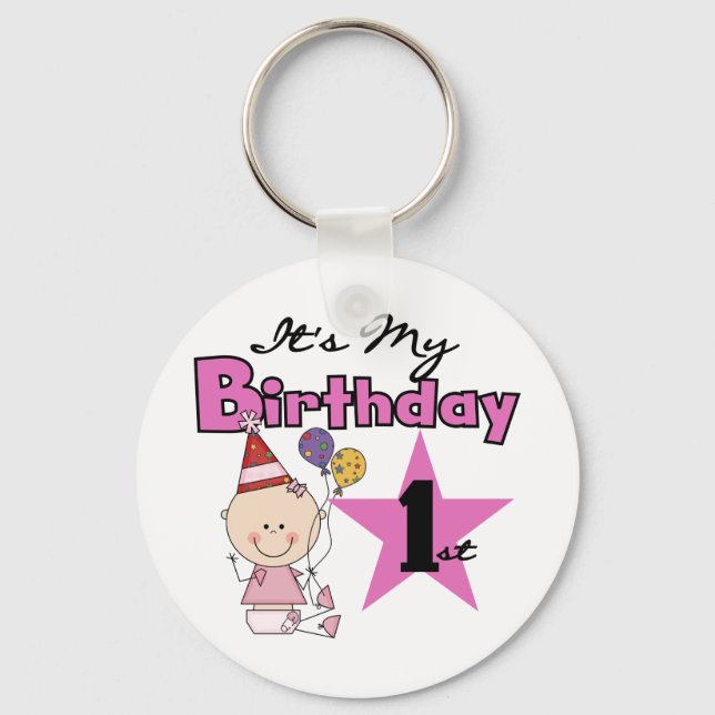 Det är mina födelsedagsskjortor och gåvor nyckelring (Framsida)