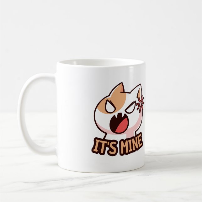 Det är Mine Grumpy Cat Mugg | Introvert (Vänster)