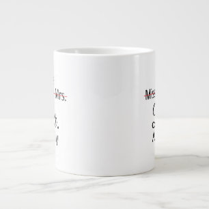 Det är miss Mrs Dr. Fd Studenten Kaffe. Jumbo Mugg