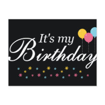 Det är mitt födelsedagsvykort