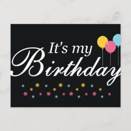 Det är mitt födelsedagsvykort vykort