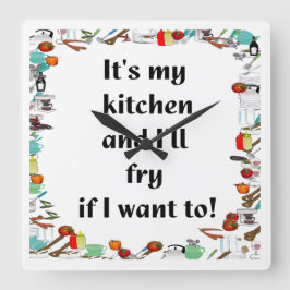 Det är mitt kö... fyrkantig klocka