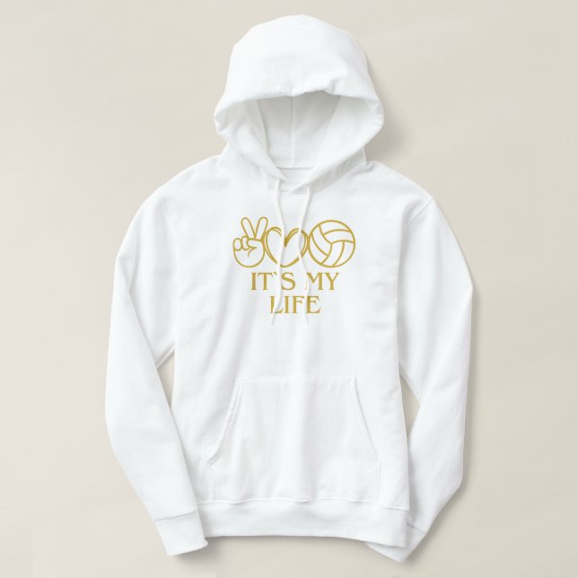 Det är mitt liv. hoodie (Design framsida)