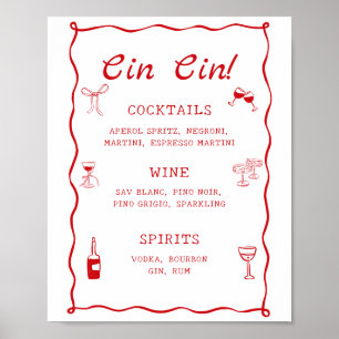 Det är Möhippa Cin Cin Pub Poster