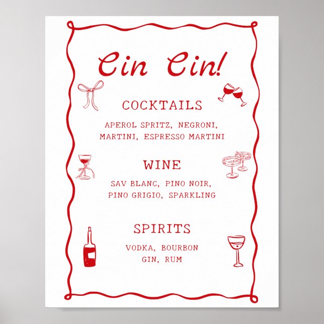 Det är Möhippa Cin Cin Pub Poster (Framsidan)