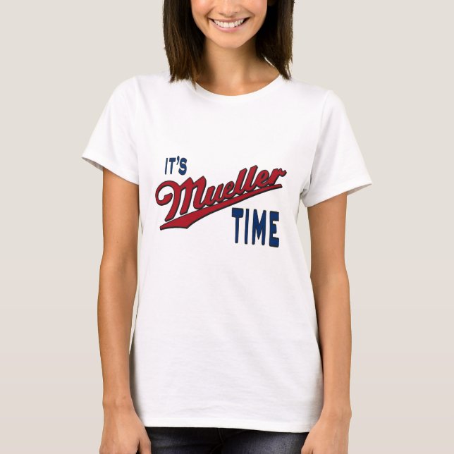 Det är Mueller Time Tee Shirt (Framsida)