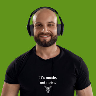 Det är Music, inte Buller motorcykel t-shirt